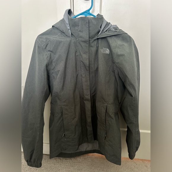 The North Face Jackets & Blazers - North face gray women’s rain jacket